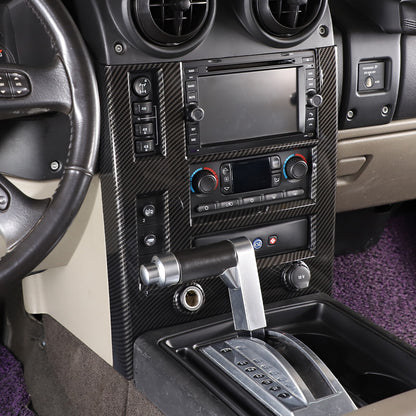 ABS Carbon Fiber Interior Full Set Panel Cover Trim Kit for Hummer H2 2003-2007 30