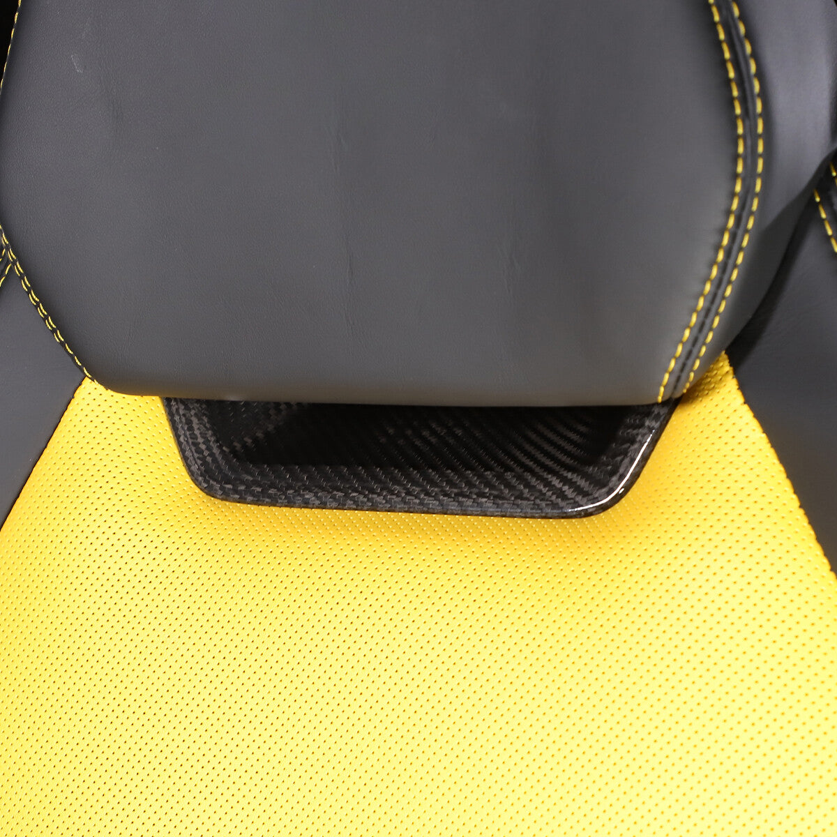Real Carbon fiber Seat Headrest Back Hook Cover Trim For Lamborghini URUS 18-23 2