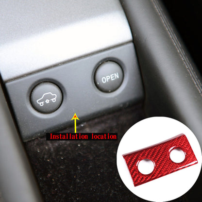 Red Real Carbon Fiber Center Interior Set Cover Trim Kit For Ferrari 458 2011-16 50