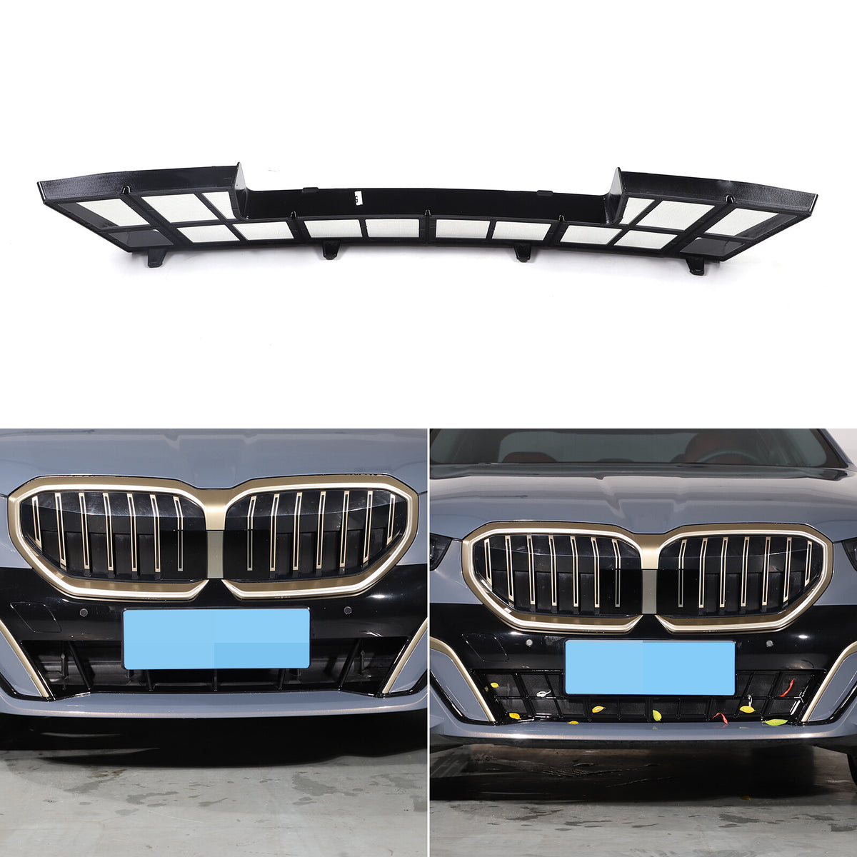 ABS Front grille air intake Protective Trim M-Sport For BMW 5 Series G60 i5 24+ 1