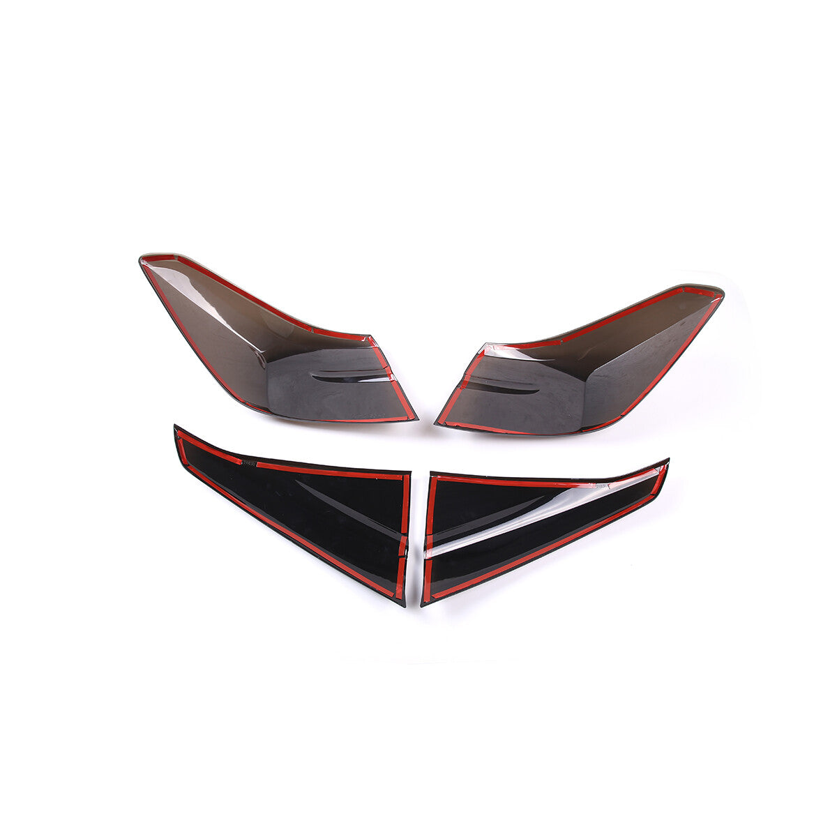 Smoked Black Tail Light Lamp Cover Guard Trim For Honda Civic 11th 2022-2023 11