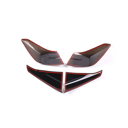 Smoked Black Tail Light Lamp Cover Guard Trim For Honda Civic 11th 2022-2023 11
