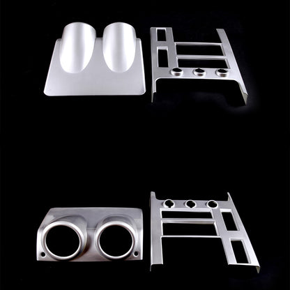 Silver Interior Air Condition Panel Cover Trim For Hummer H2 2003-2007 4