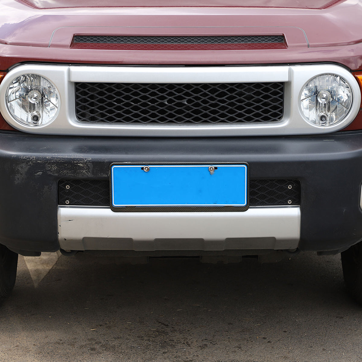 Black Front Mesh Lower Grille Grid Insert Net Screen For Toyota FJ Cruiser 07-21 8