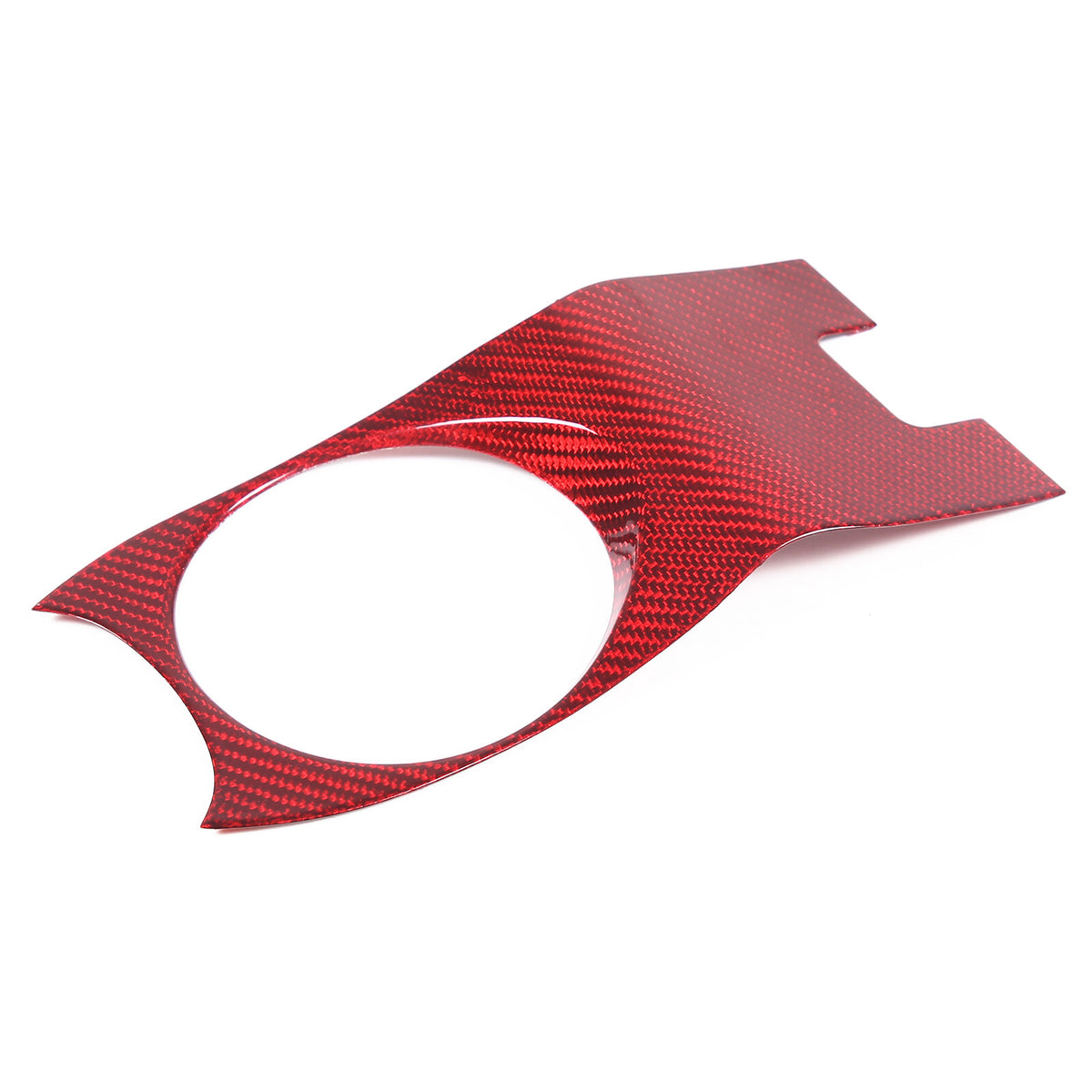Real Carbon fiber Center Armrest Cup Holder Cover Trim For McLaren GT 19-22 12