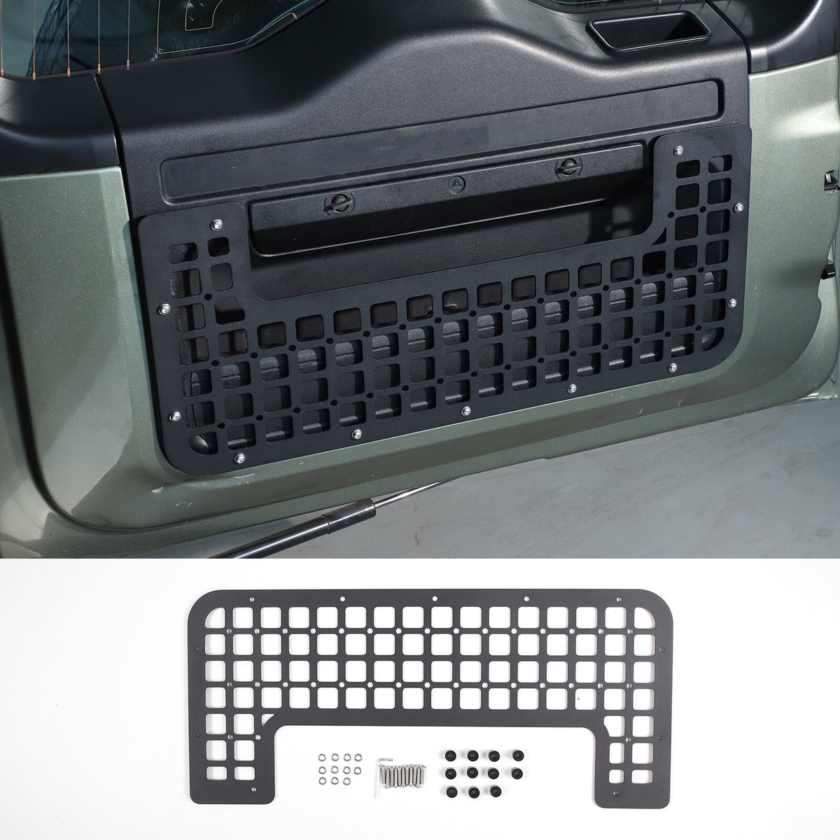 Tailgate Molle Panel Rear Door Cargo Organizer Storage For LR Defender L663 20+ 8