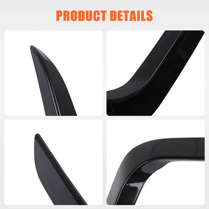 Glossy Black Front & Rear Bumper Trim Set For BMW X3 X4 G01 G02 M Sport 2022+ 6