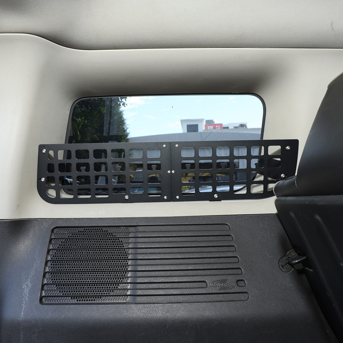 Carbon Steel Aluminum Rear Side Window Molle Panel For Hummer H3 2005-09 2