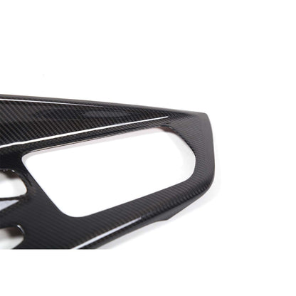Real Dry Carbon Fiber Interior Center Console Trim Cover For 2020-25 Corvette C8 17