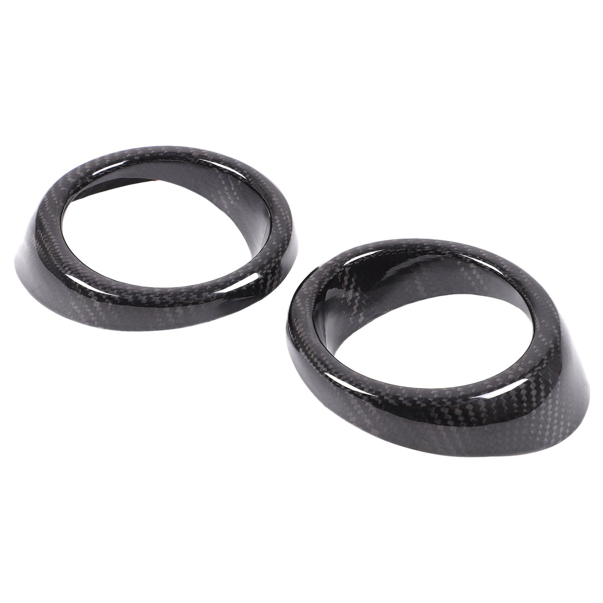 Real Carbon Fiber Front Fog Light Bezel Trim For Infiniti G Series 2010-2013 5