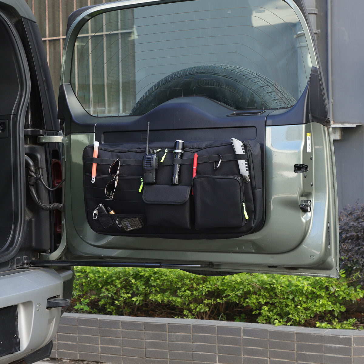 Rear Door Tailgate Trunk Storage Bag Cargo Tool For LR Defender L663 2020-24 15