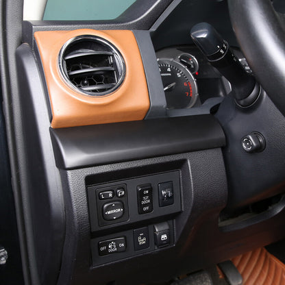 Matte Black Dashboard Center Console Panel Trim For Toyota Tun-dra 2014-21 8