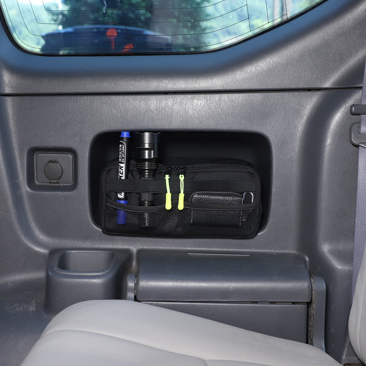 Rear Trunk Left & Right Side Storage Bag Organizer For Toyota Prado FJ120 03-09 22