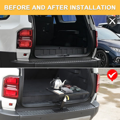 Car Camping Portable Trunk Lock Latch Table For Toyota LC250 Prado 2024+ 3