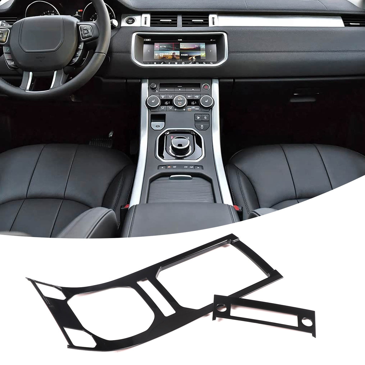 Glossy Piano Black Center Console Panel Trim For Land Rover Evoque L538 2012-18 16