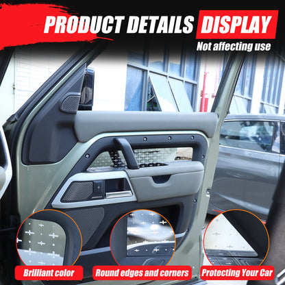 Steel Interior door Panel trim Frame For Land Rover Defender L663 110/130 20-24 6
