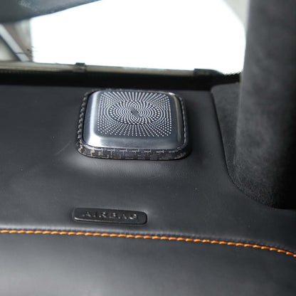 Carbon Fiber Dashboard Speaker Frame Trim For Mercedes Benz G Class 19-20 2