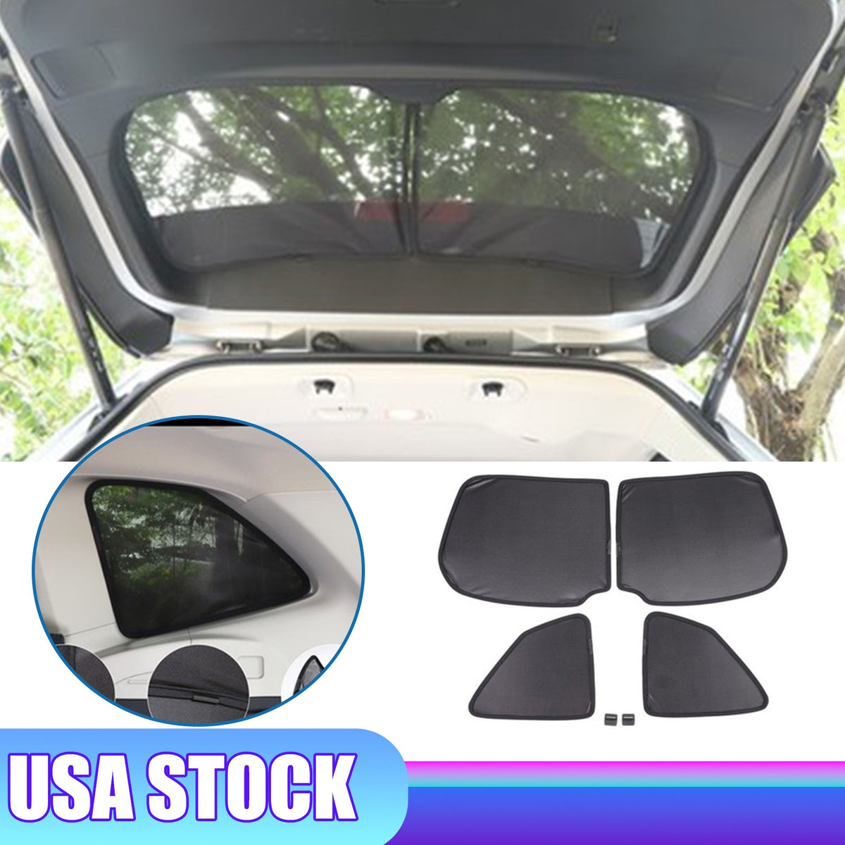 Rear Tailgate Window Mesh Screen Sun Shade Cover For Subaru Forester SK 2019‑24 1