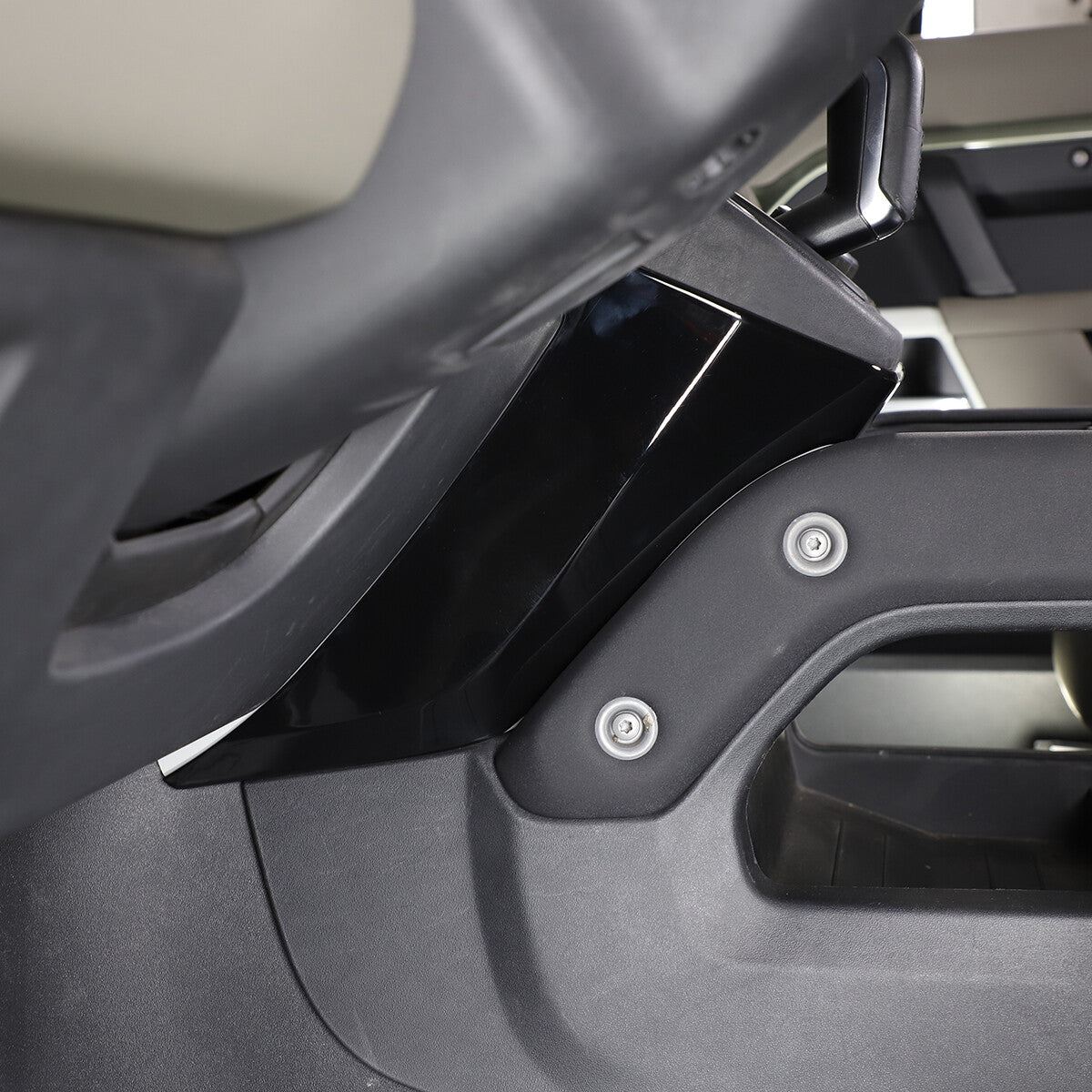 Glossy Black Center Console Knee Side Cover Trim For Land Rover Defender 2022-23 6