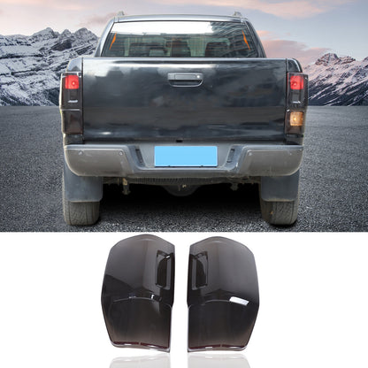 Smoked Black Rear Tail Light Guard Cover Trim For Ford Ranger T7 T8 2015-2022 US 3