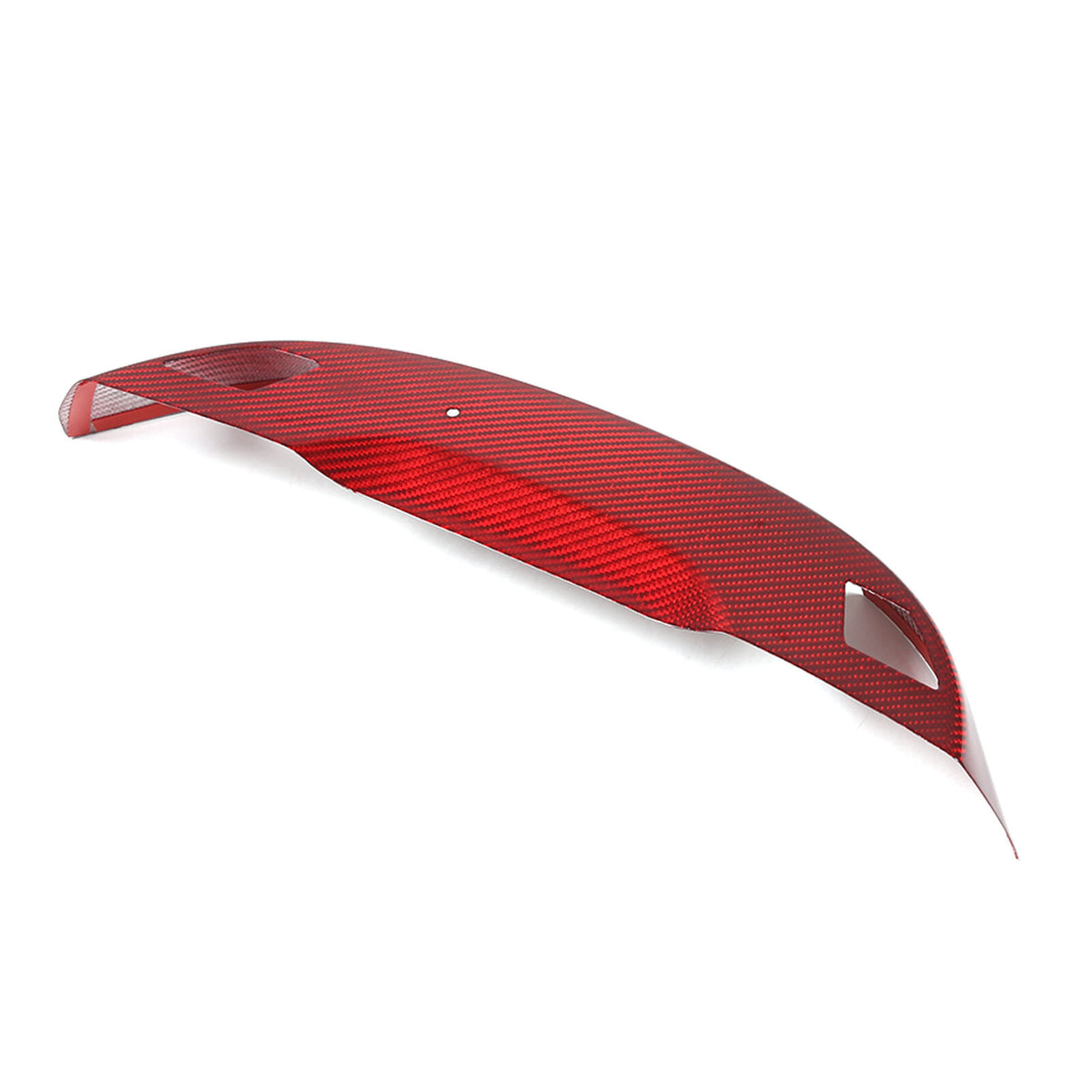 Red Real Carbon Fiber Interior Center Full Trim Set Kit For Corvette C7 2014-19 - Variants 1-5 31