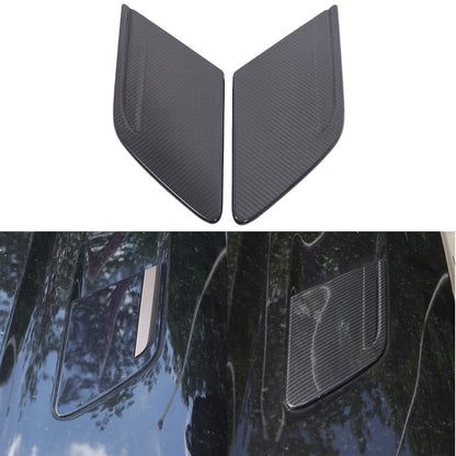 Real Carbon Fiber Hood Side Trim Cover Set for LR Range Rover Sport L461 2023+ 5