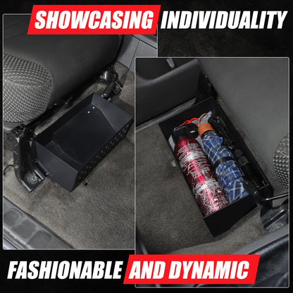 Aluminum Under Passenger Seat Storage Basket Tray For Nissan Frontier 2009-2017 9