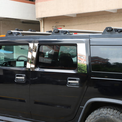Chrome Steel Exterior Rocker Panel Trim Hood Deck Vent Set For Hummer H2 03-09 40