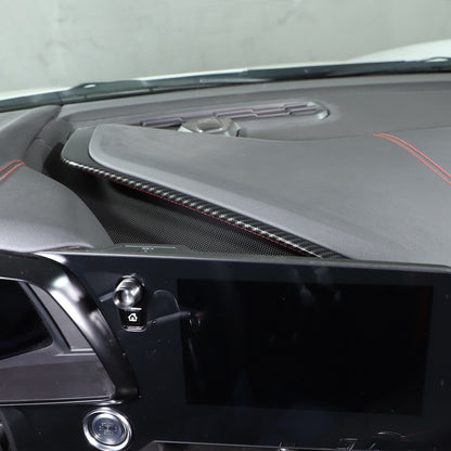 ABS Carbon Fiber Interior Full Cover Trim Kit Set For Corvette C8 2020-2025 91