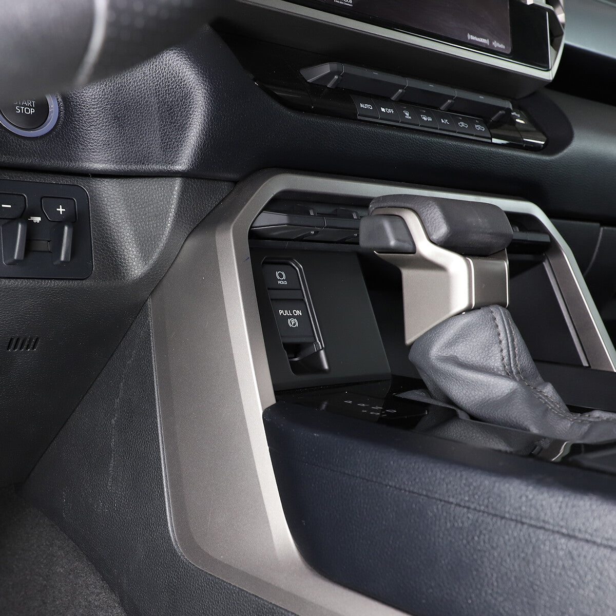 Matte Black ABS Interior Decoration Cover Trim Kit For Toyota Tundra 2022-26 US - Variants 26-29 8