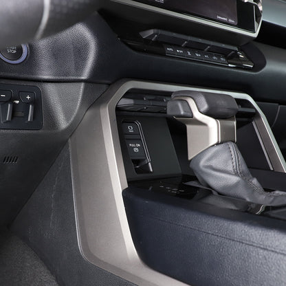 Matte Black ABS Interior Decoration Cover Trim Kit For Toyota Tundra 2022-26 US - Variants 26-29 8