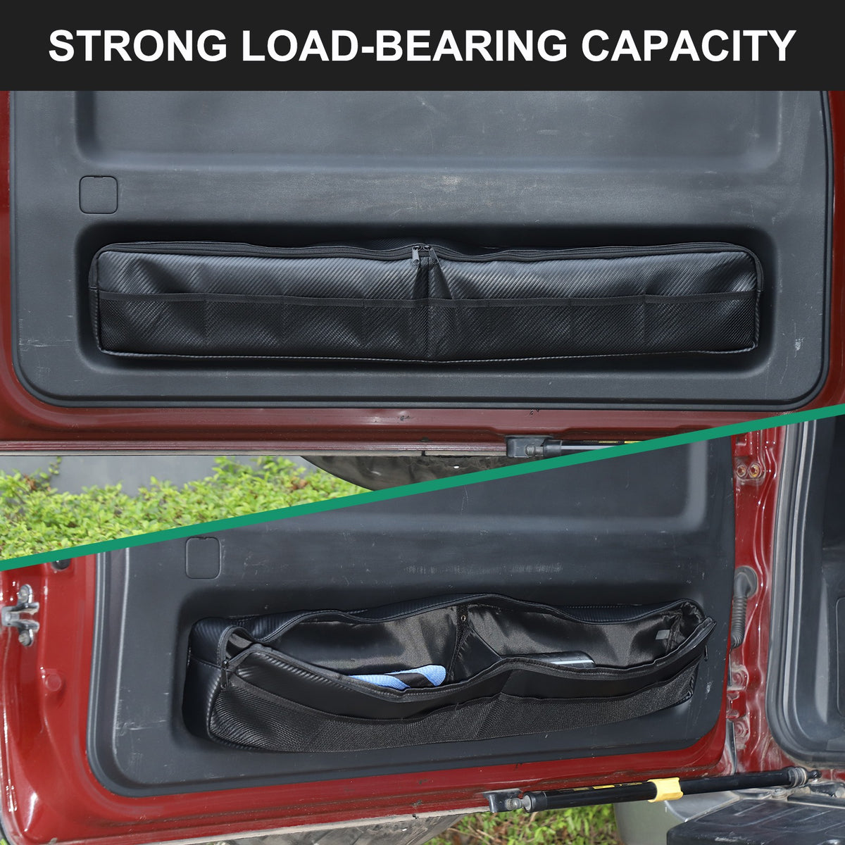 Carbon Fiber ABS Tailgate Trunk Storage Bag Tray For Toyota FJ Cruiser 07-21 US 6