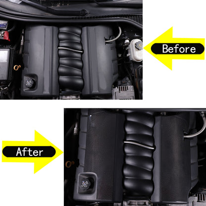 Real Dry Carbon Fiber Intake Manifold Cover Engine Set For Corvette C6 2005-13 7