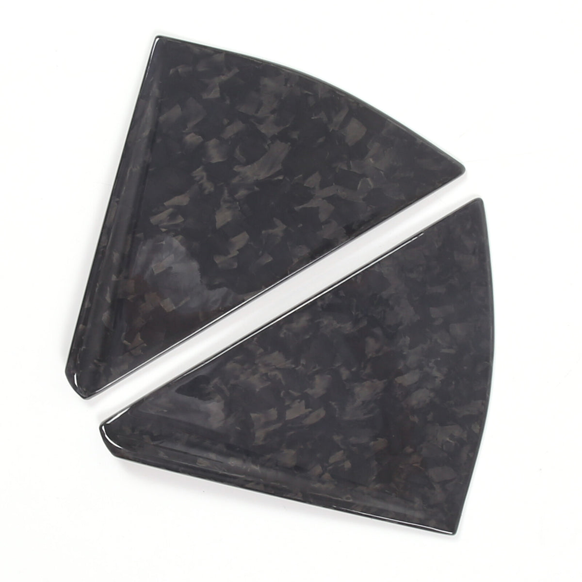 Forged Carbon fiber Rear Triangle Glass Cover For Corvette C8 Convertible 20-26 8