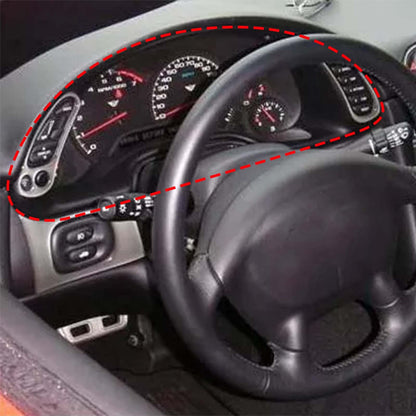 ABS Piano Black Interior Dashboard Frame Trim Cover For Corvette C5 1998-04 US 18
