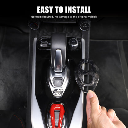 Forged Carbon Fiber Console Gear Base Cover Trim For Lotus Emira V6 I4 2023-2025 3