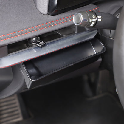 ABS Steering Wheel Left Storage Box Tray For Corvette C8 2020-26 20