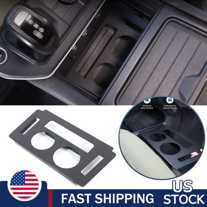 Alloy Lower Centre Console Cup holder Box For Land Rover Defender L663 20-24 US 1