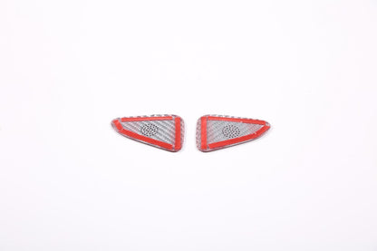 Red Real Carbon Fiber Interior Full Decor Cover Trim Kit for Corvette C8 2020-25 - Variants 6-10 22