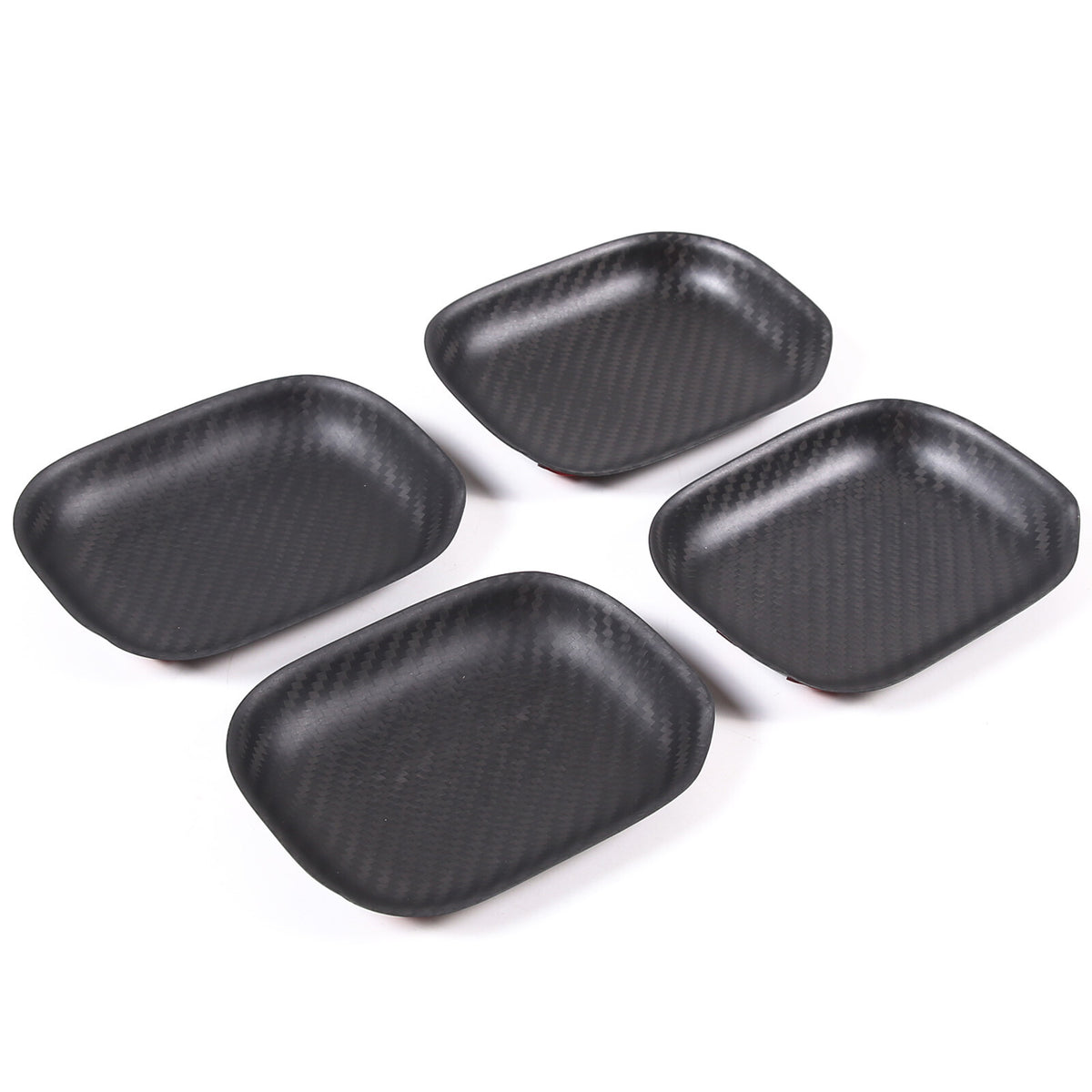 Matte Carbon Fiber Exterior Door Bowl Trim Cover For Mercedes G Class 2004-2018 3