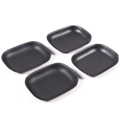 Matte Carbon Fiber Exterior Door Bowl Trim Cover For Mercedes G Class 2004-2018 3
