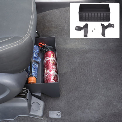 Aluminum Under Passenger Seat Storage Basket For Nissan Titan H61 2016-2023 2
