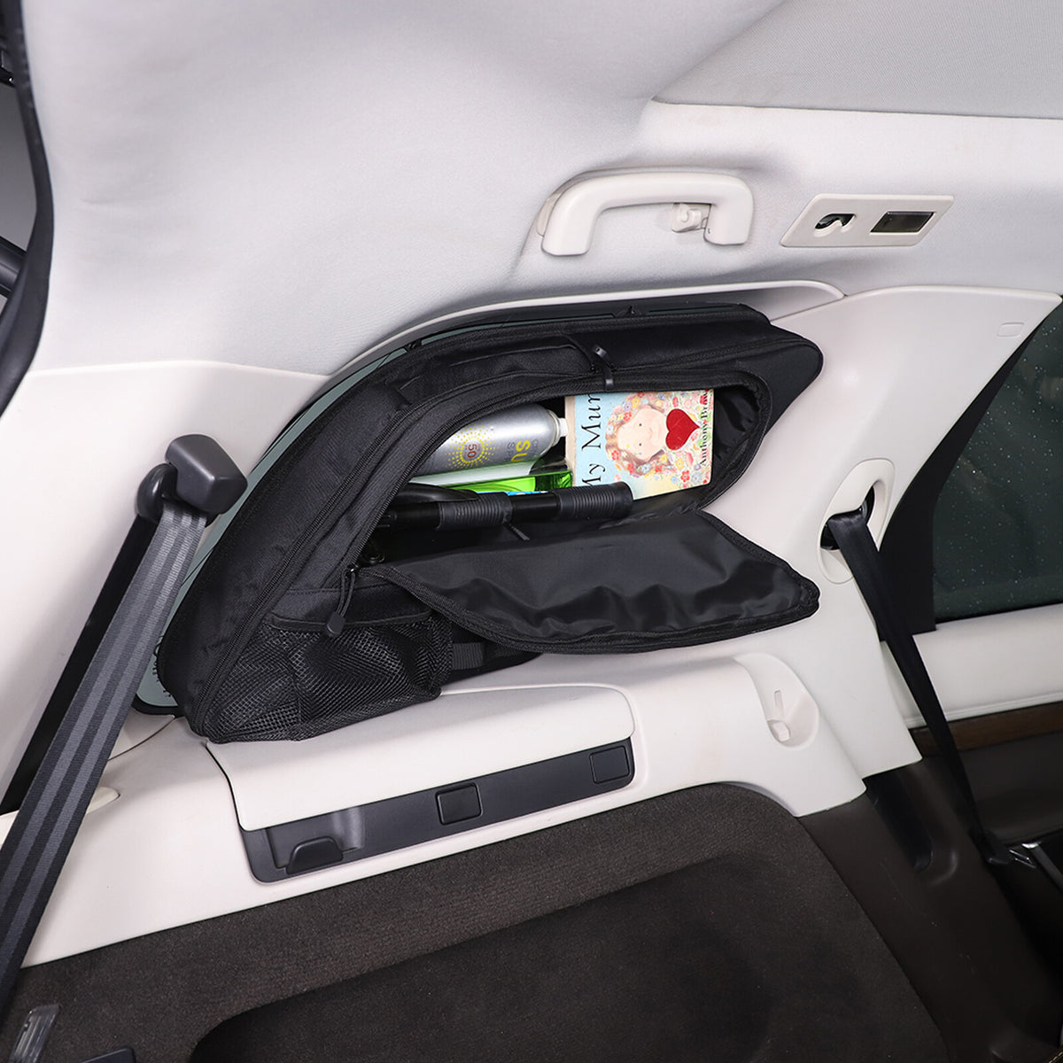 Car Trunk Side Window Storage Bag Tool Bag For Land Rover Discovery 5 2017-23 1