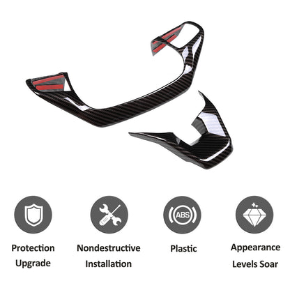 15pcs Carbon ABS Full Set Interior Decoration Cover Trim For Ford Maverick 2022 6