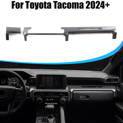 ABS Carbon Fiber Interior Full Set Panel Cover Trim Kit for Toyota Tacoma 24-26 - Styles 1-5 72