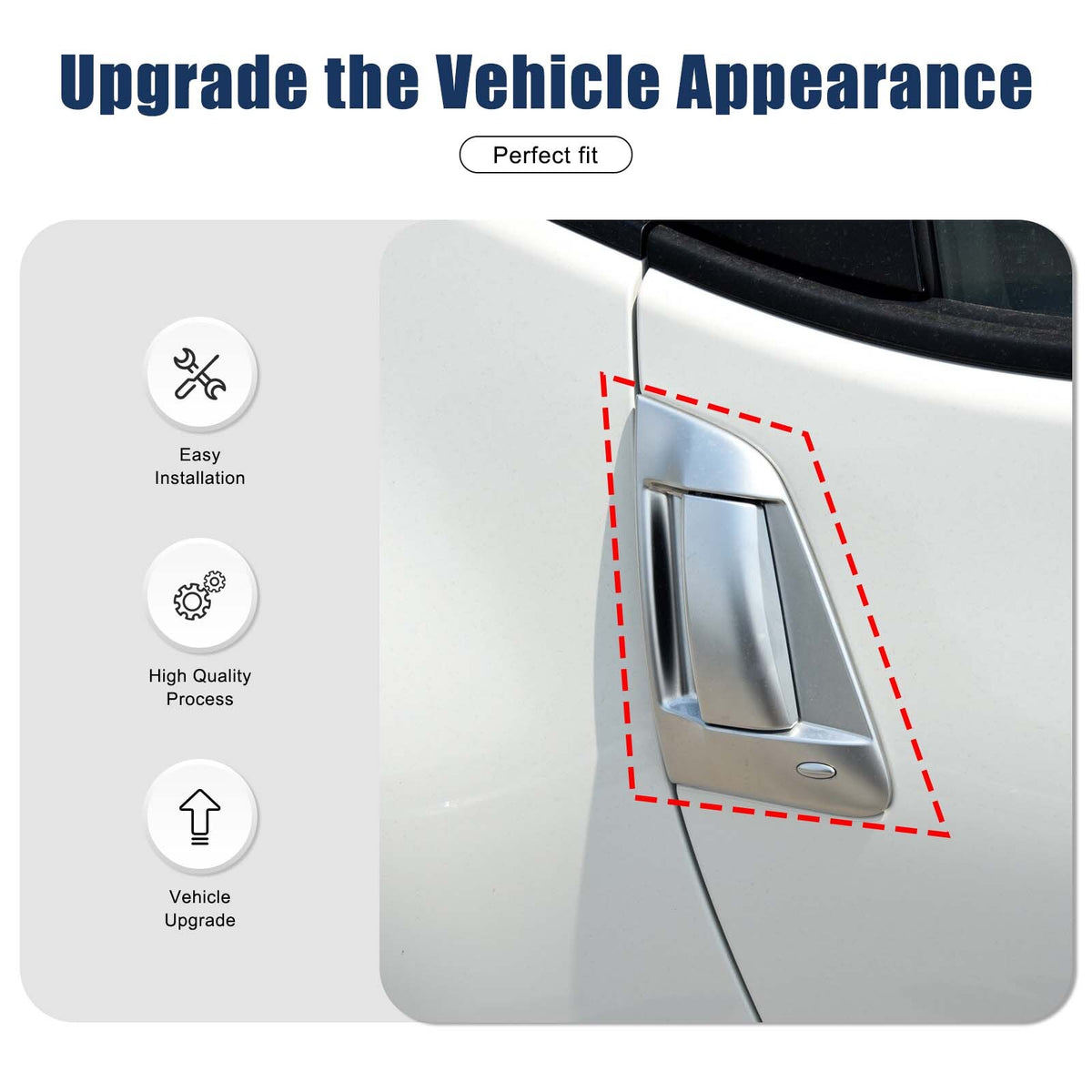 Real Carbon Fiber Exterior Door Handle Cover Bezel For Nissan 370Z Z34 2009-20 7