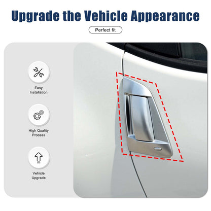 Real Carbon Fiber Exterior Door Handle Cover Bezel For Nissan 370Z Z34 2009-20 7