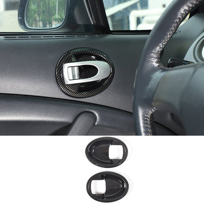 6pcs Carbon fiber ABS Interior Center Trim Cover For Mitsubishi ECLIPSE 2006-11 4
