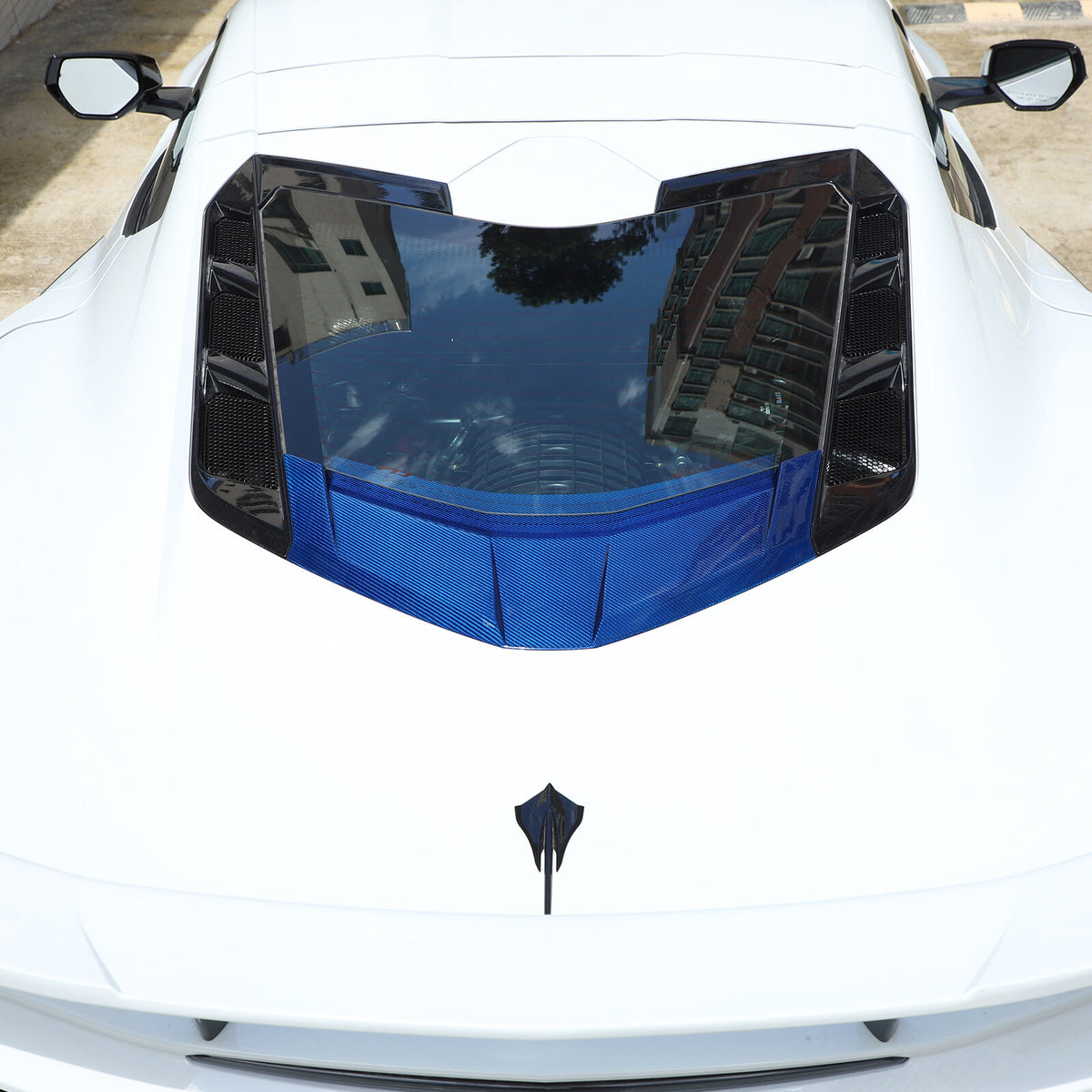 Blue Real Carbon Fiber Full Interior Set Decor Trim Kit for Corvette C8 20-25 - Variants 6-10 57