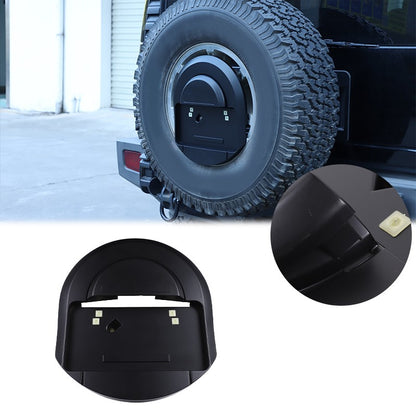 Matte Balck Rear License Plate Bracket Spare Tire Carrier For Hummer H2 2003-09 23